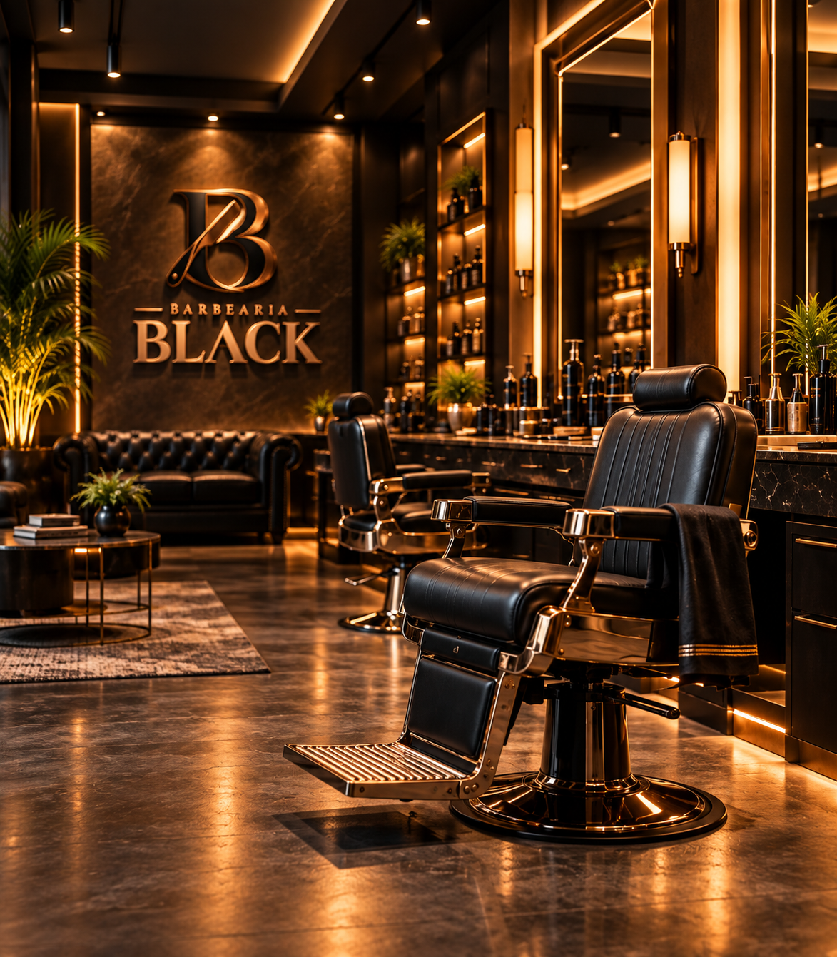 Imagem de apresentação da Barbearia Black